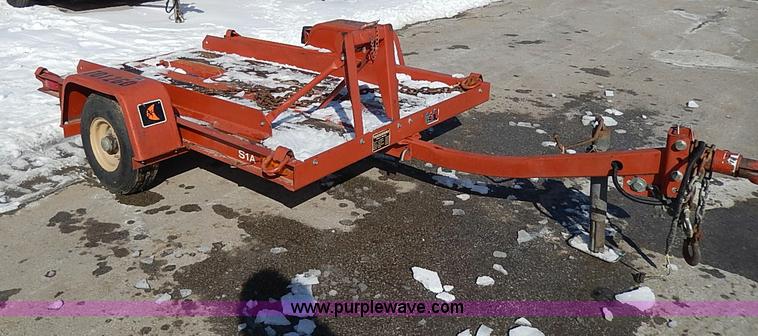 image for item I9360 2007 Ditch Witch S1A trencher trailer