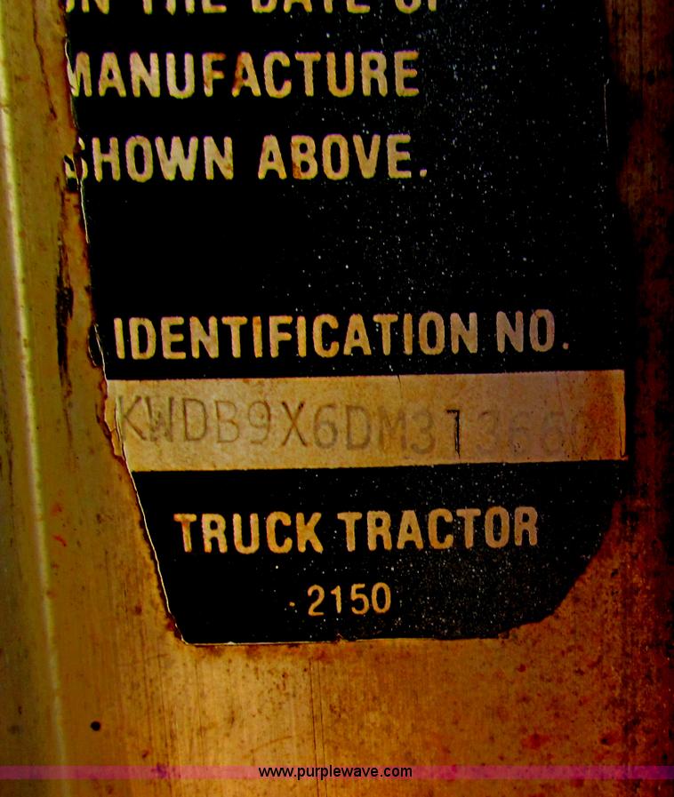 image for item AE9038 1983 Kenworth W900 semi truck