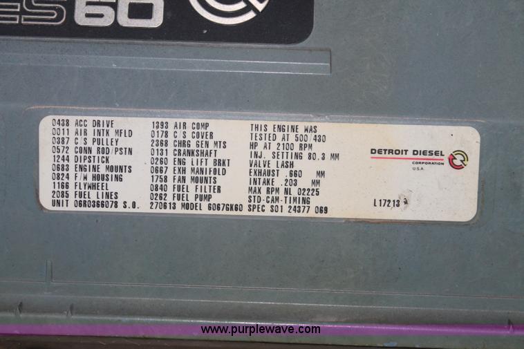 image for item C3760 1998 Freightliner FLD semi truck