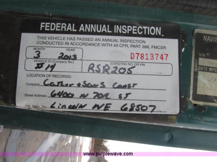 image for item F7241 1990 International 8100 semi truck