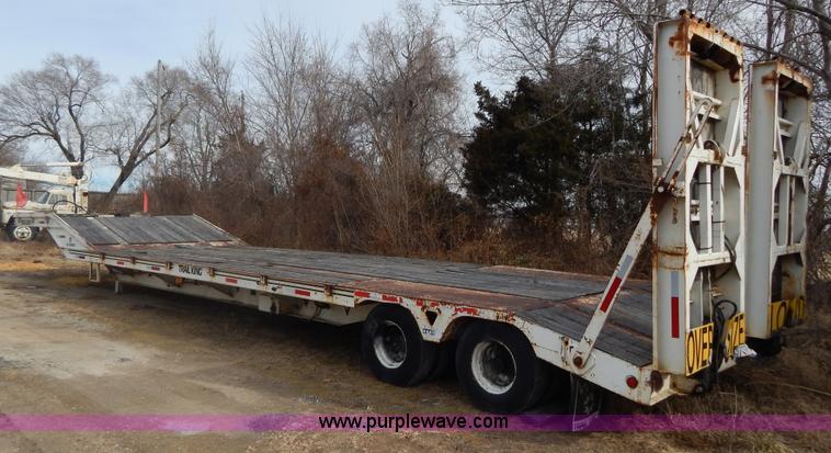 image for item G9360 1992 Trail King TK70RG-482 53' drop deck trailer