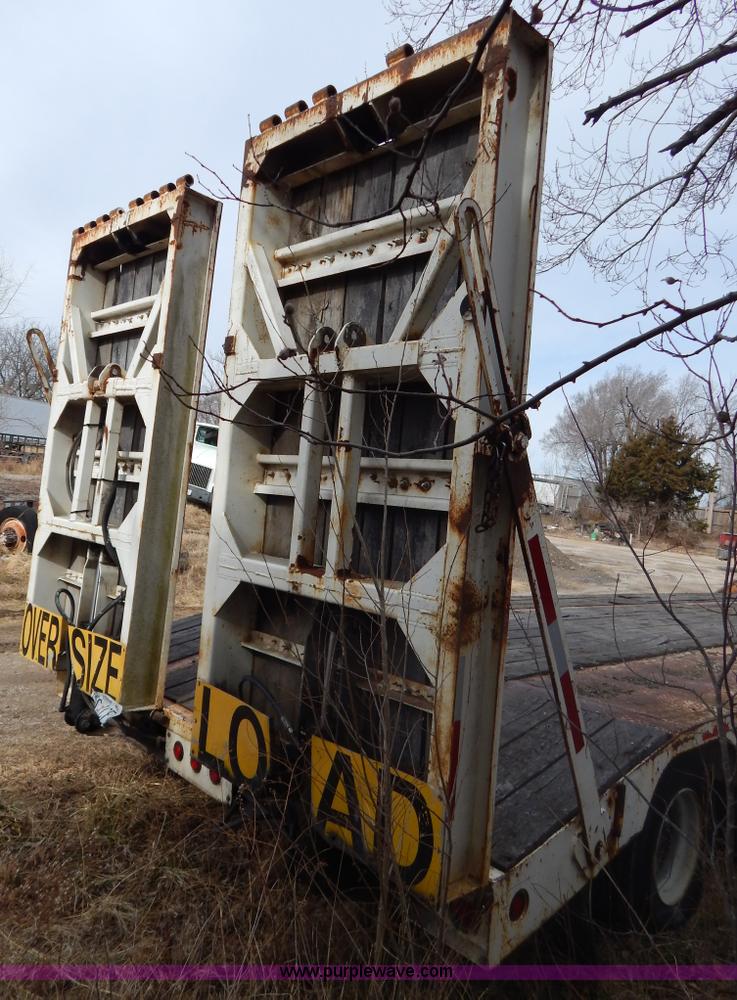 image for item G9360 1992 Trail King TK70RG-482 53' drop deck trailer