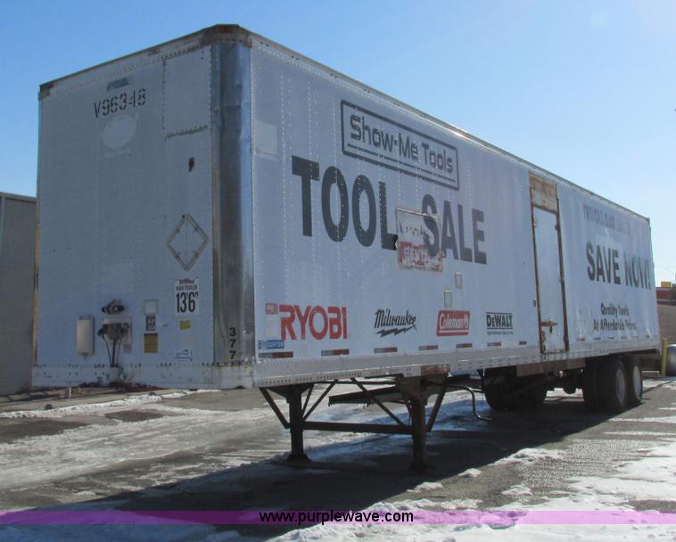 image for item G9364 1995 Stoughton 48' dry van trailer