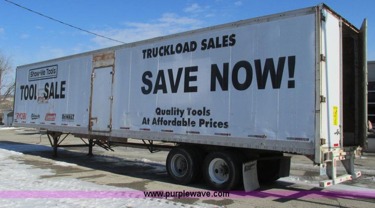 image for item G9364 1995 Stoughton 48' dry van trailer