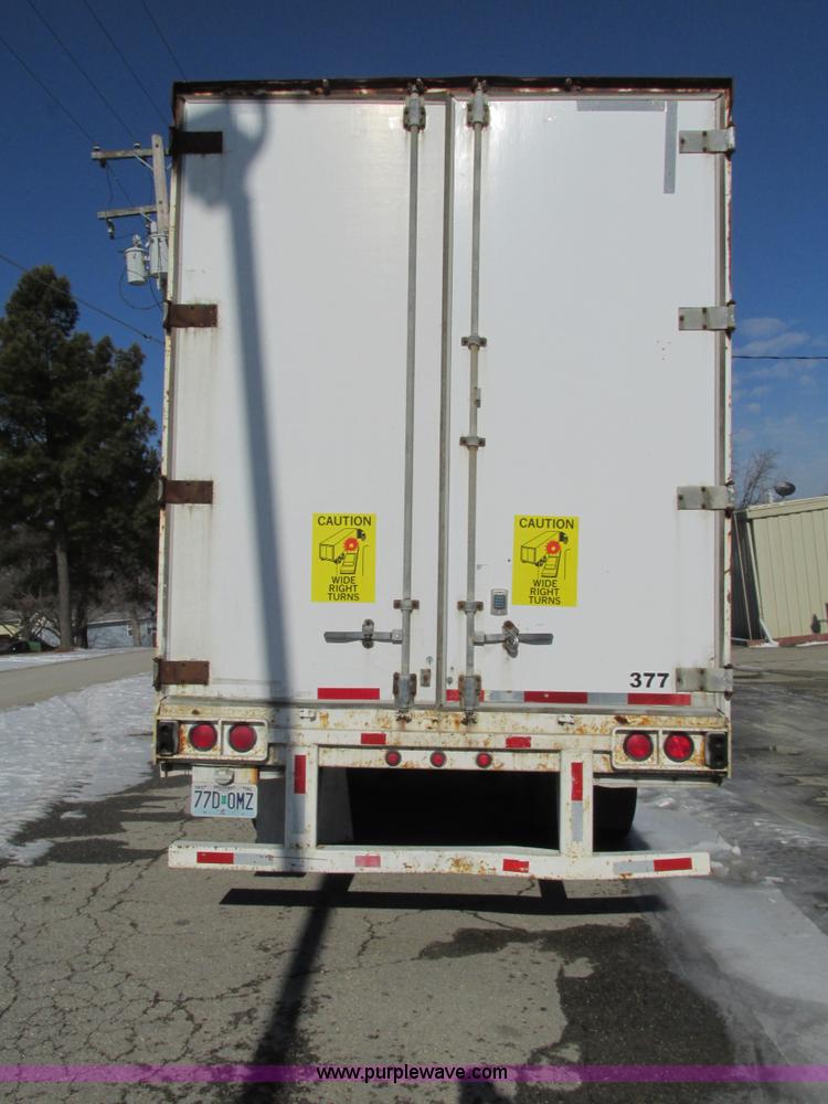image for item G9364 1995 Stoughton 48' dry van trailer