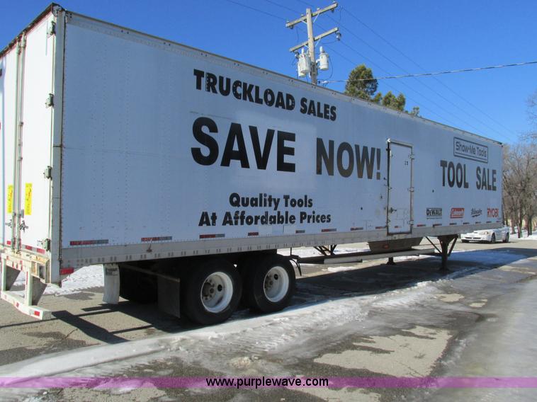 image for item G9364 1995 Stoughton 48' dry van trailer