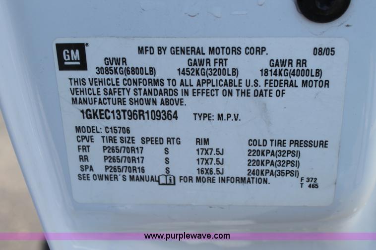 image for item C3726 2006 GMC Yukon SLT SUV