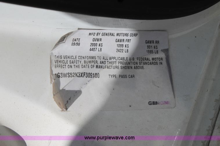 image for item C3729 1999 Oldsmobile Intrigue GL