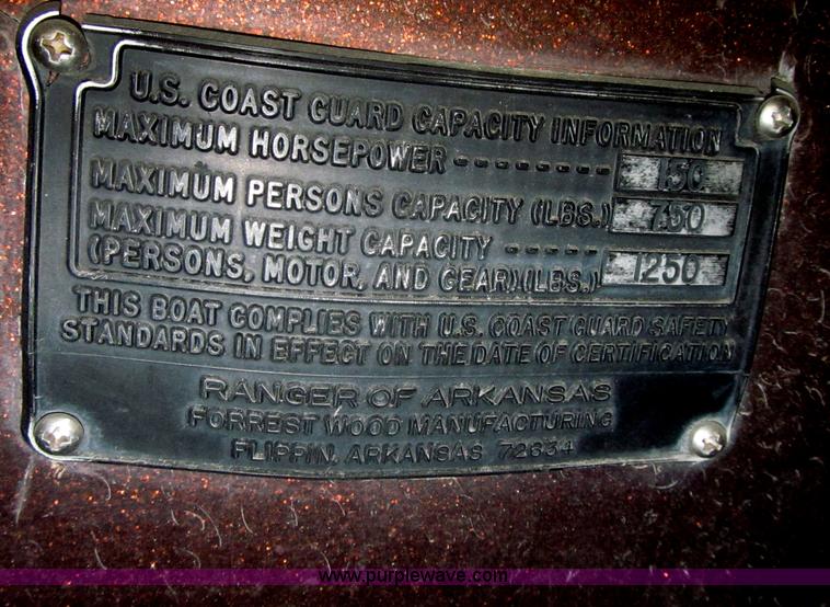 image for item F7245 1979 Ranger 18' boat