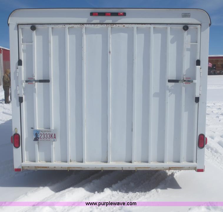 image for item F8189 2004 Legend gooseneck enclosed trailer
