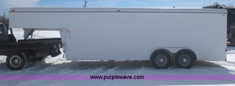 image for item F8189 2004 Legend gooseneck enclosed trailer