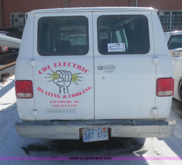 image for item F8196 1992 Chevrolet G10 van