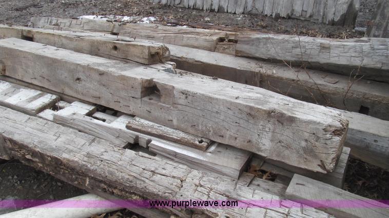 image for item G2263 Hand hewn barn posts and doors