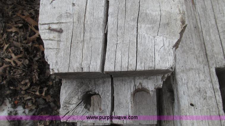 image for item G2263 Hand hewn barn posts and doors