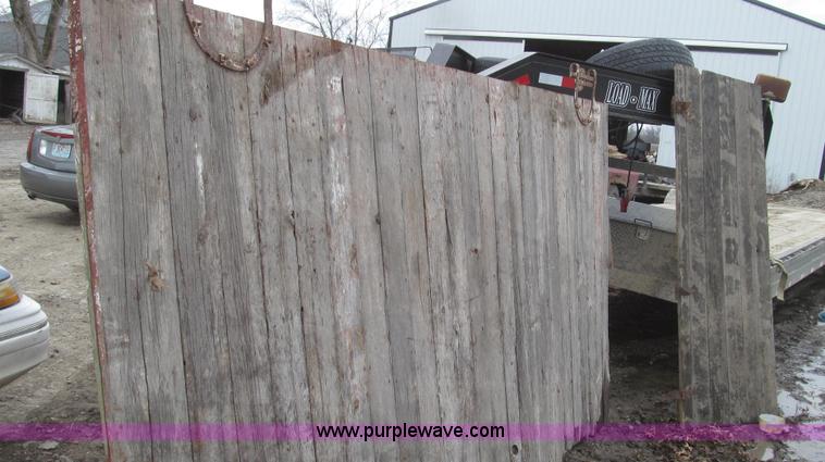 image for item G2263 Hand hewn barn posts and doors