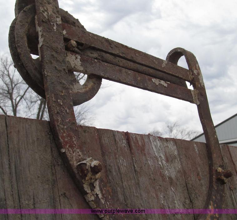 image for item G2263 Hand hewn barn posts and doors