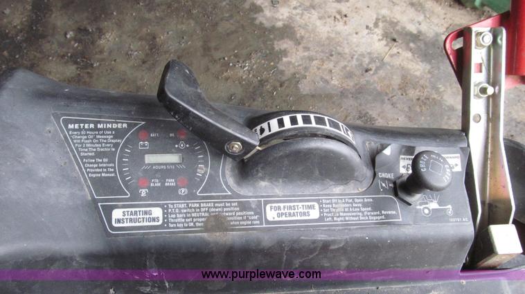 image for item G2271 2007 Troy Bilt Mustang RZT ZTR lawn mower