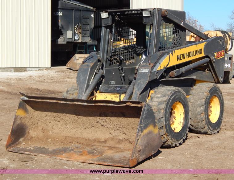 image for item G9351 New Holland L180 skid steer