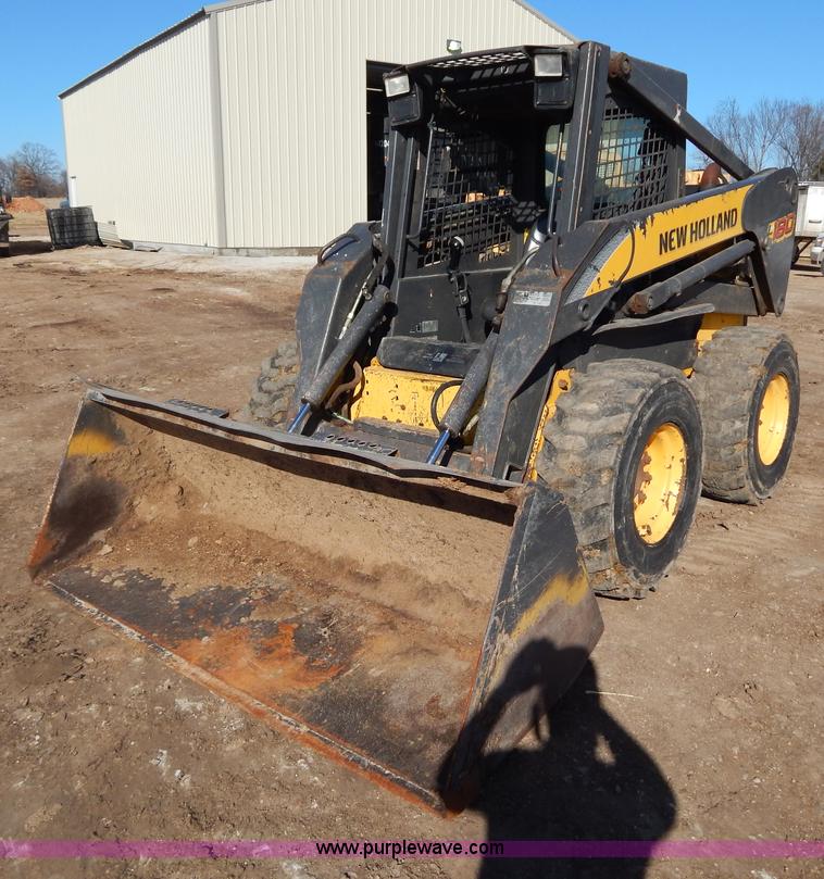 image for item G9351 New Holland L180 skid steer
