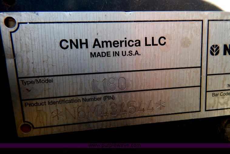 image for item G9351 New Holland L180 skid steer