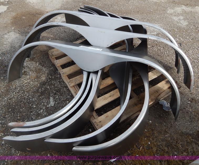 image for item G9358 (10) 66.5"L x 9"W stainless steel trailer fenders