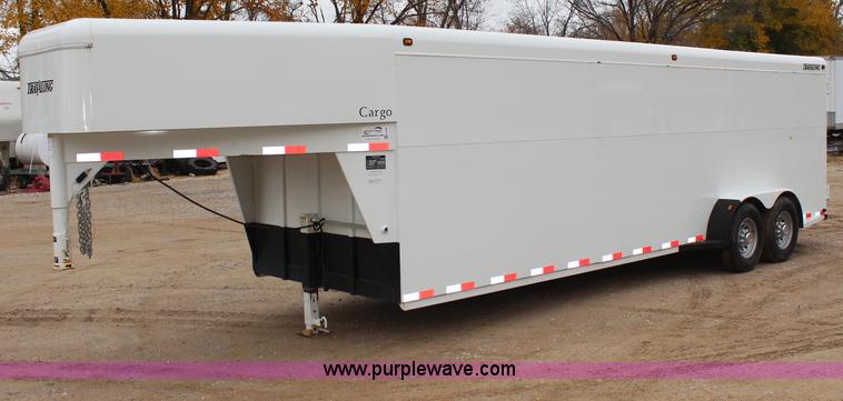 image for item H7947 2006 Travalong gooseneck cargo trailer