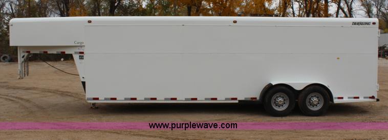 image for item H7947 2006 Travalong gooseneck cargo trailer