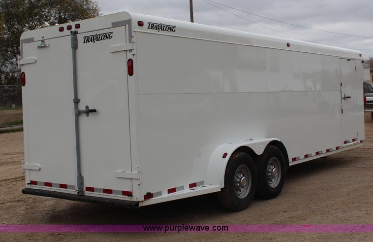 image for item H7947 2006 Travalong gooseneck cargo trailer