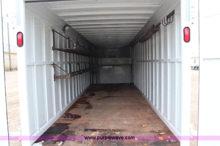 image for item H7947 2006 Travalong gooseneck cargo trailer