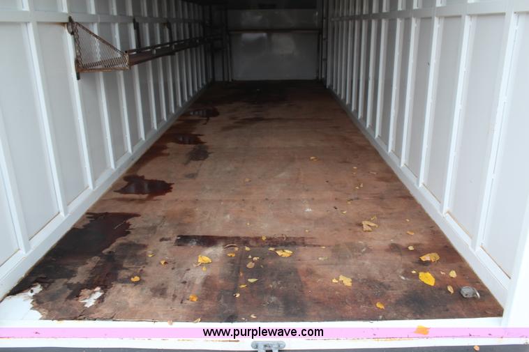 image for item H7947 2006 Travalong gooseneck cargo trailer
