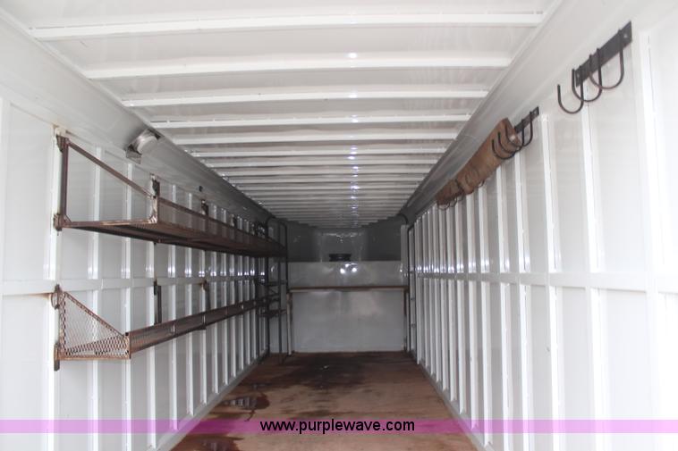 image for item H7947 2006 Travalong gooseneck cargo trailer