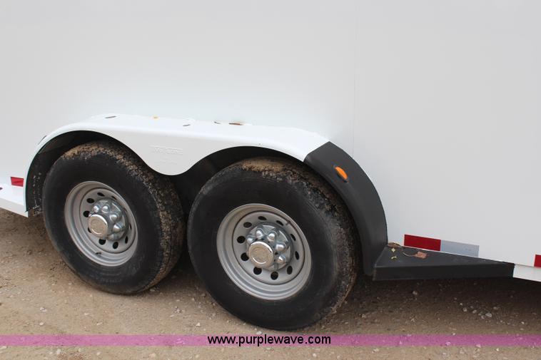 image for item H7947 2006 Travalong gooseneck cargo trailer