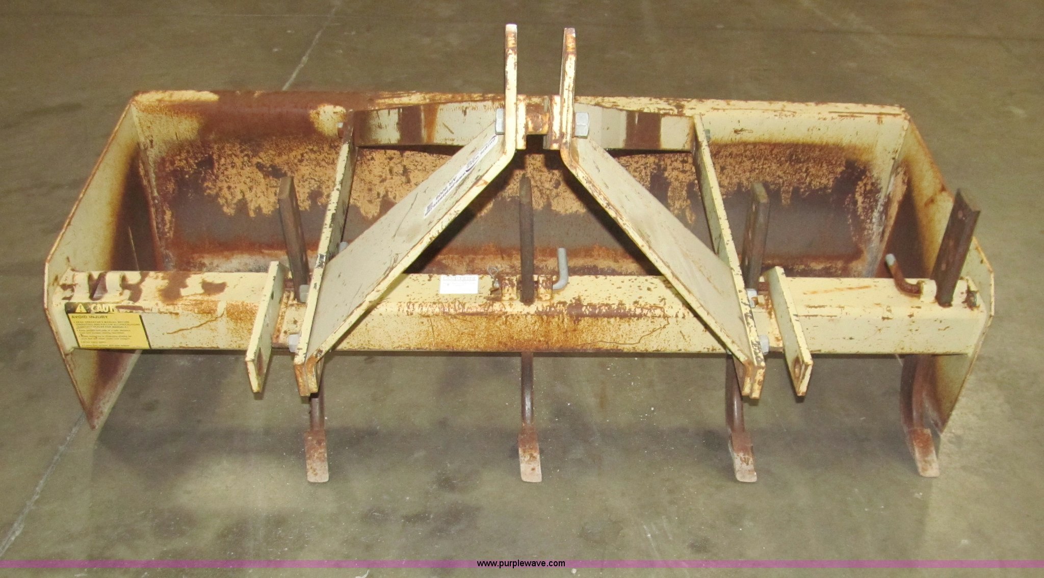 Land Pride 5' box blade in Park City, KS Item AR9008 sold Purple Wave