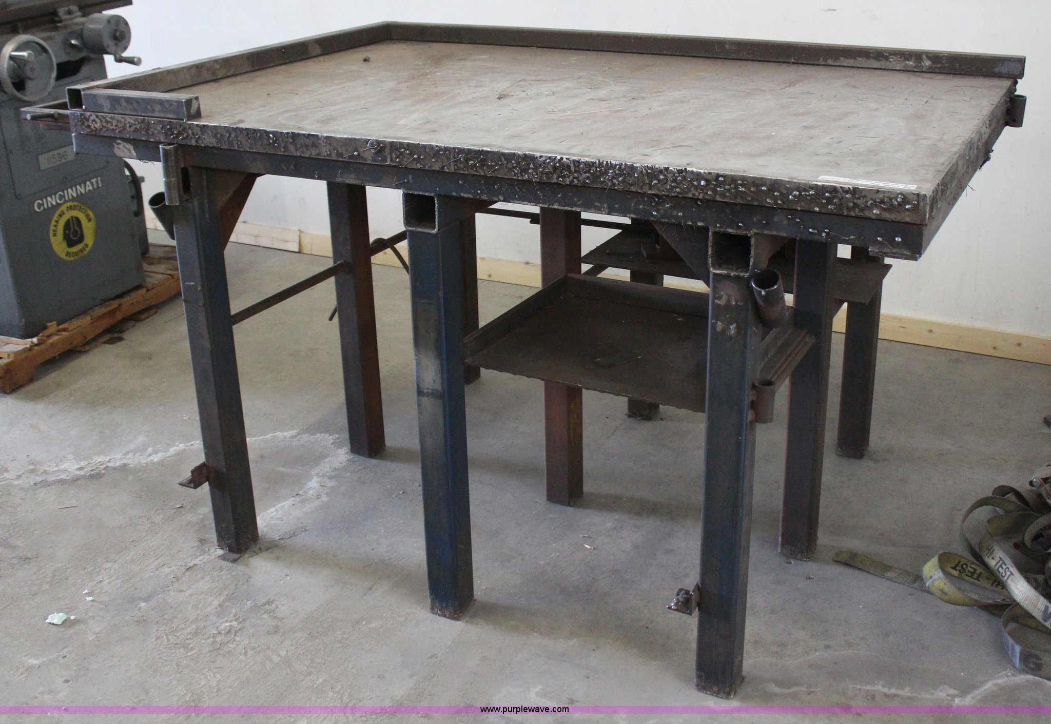Welding table in Olathe, KS Item AZ9981 sold Purple Wave