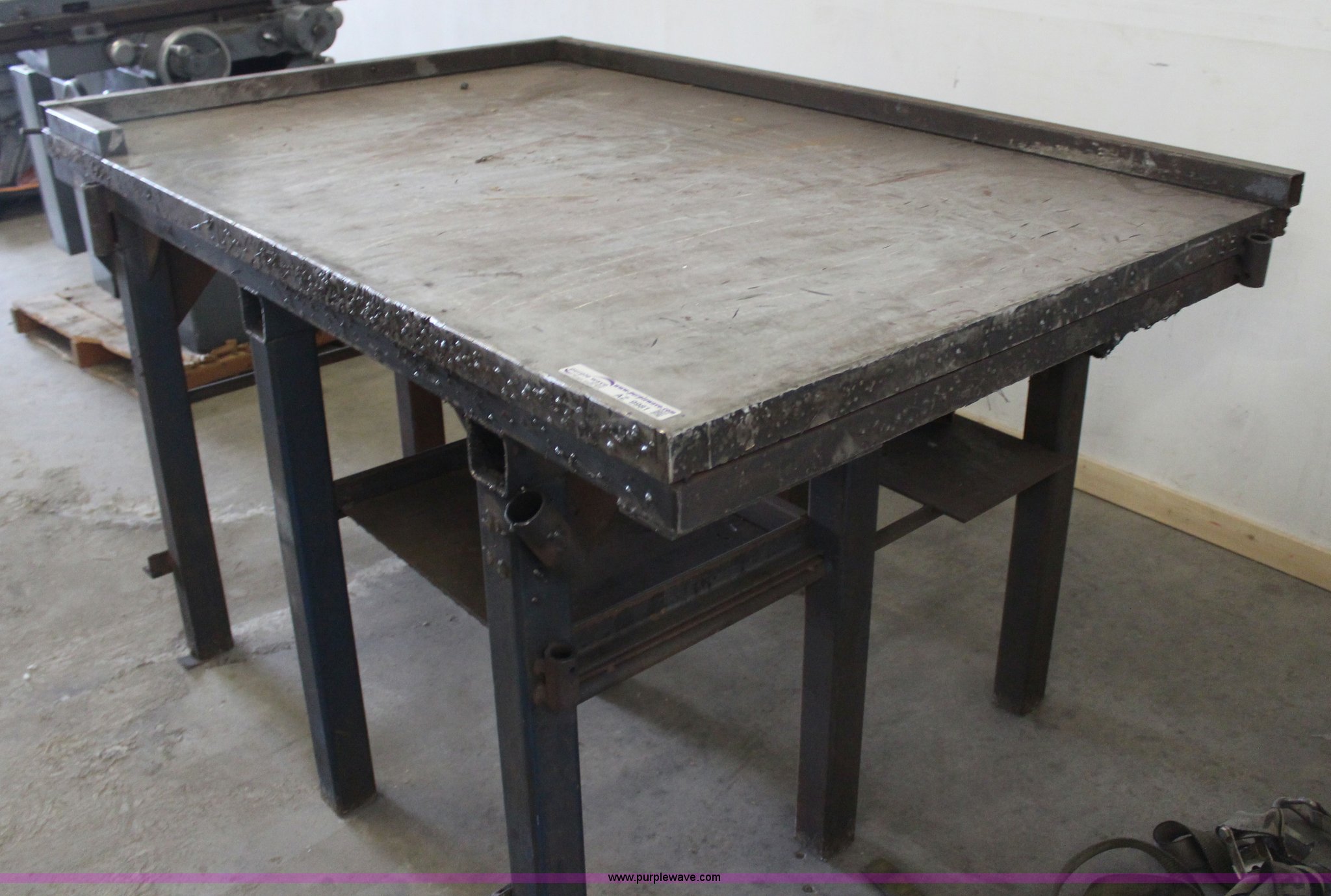 Welding table in Olathe, KS Item AZ9981 sold Purple Wave