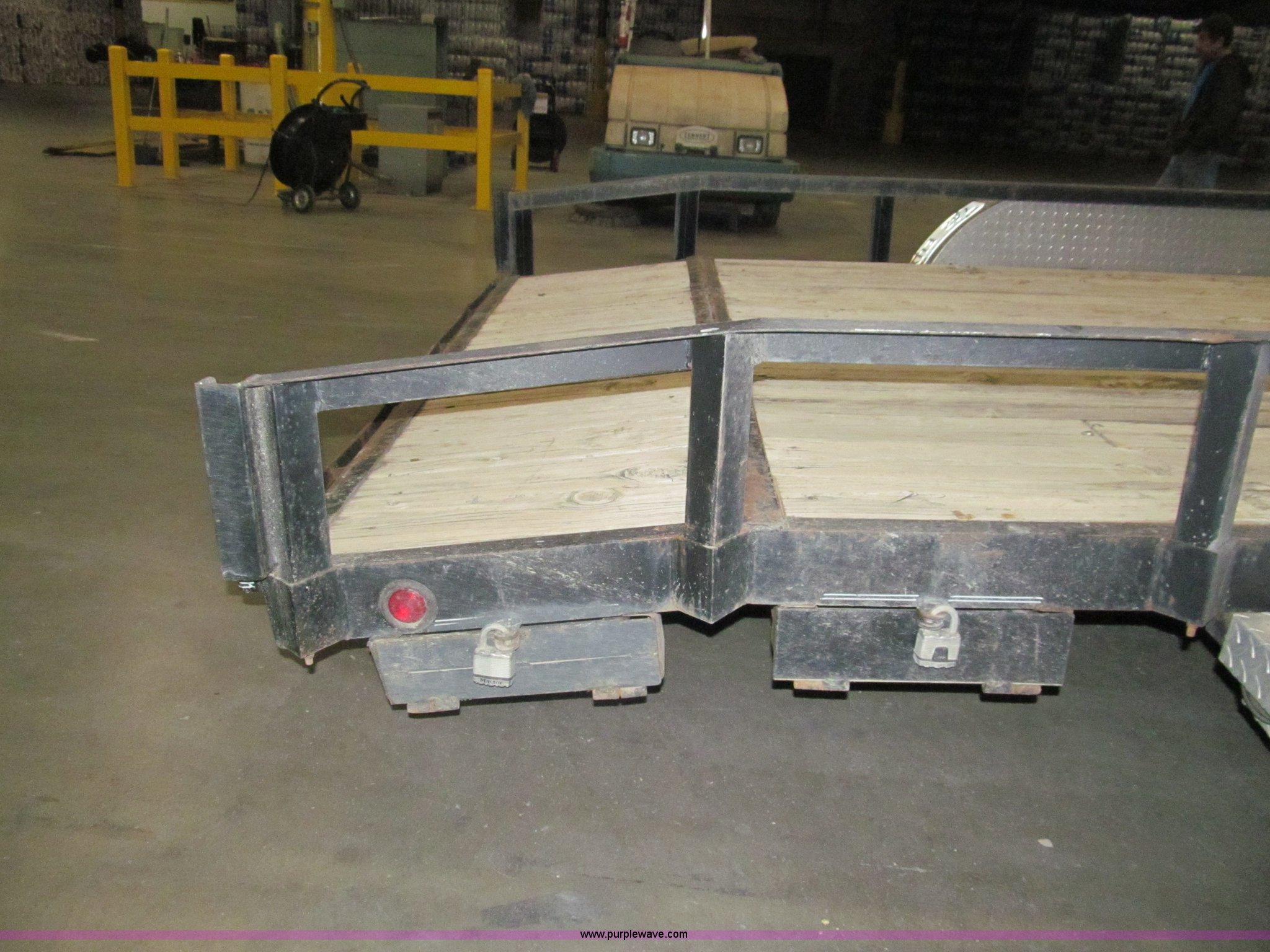 2003 PJ tandem axle flatbed trailer in Park City, KS Item G9516 sold