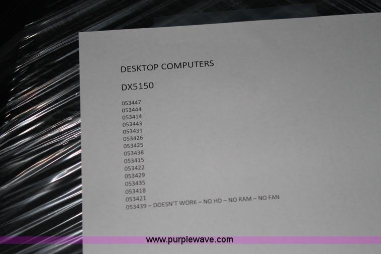 image for item AM9997 (15) HP DX5150 computers