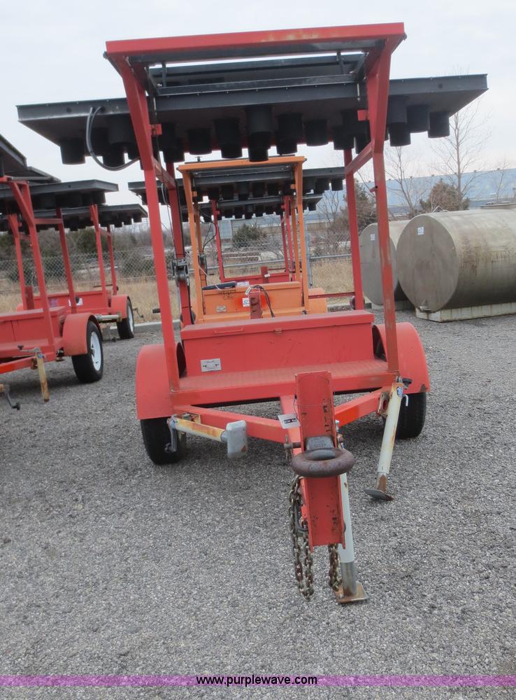 image for item F6802 2002 Ver-Mac ST-4825 arrow board sign trailer