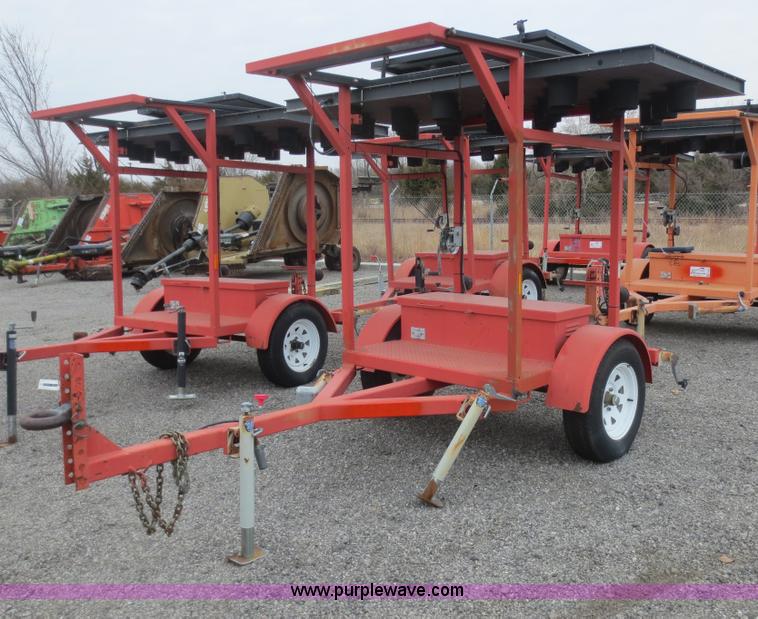 image for item F6802 2002 Ver-Mac ST-4825 arrow board sign trailer