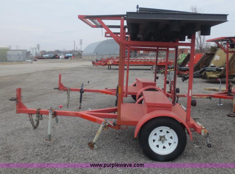 image for item F6802 2002 Ver-Mac ST-4825 arrow board sign trailer