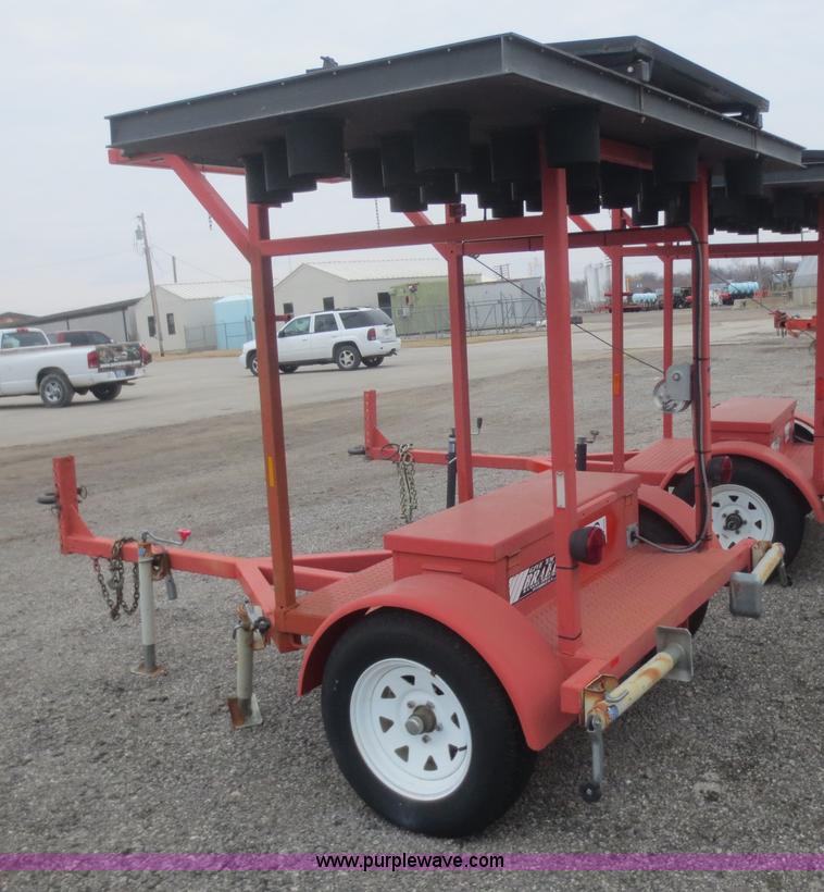 image for item F6802 2002 Ver-Mac ST-4825 arrow board sign trailer