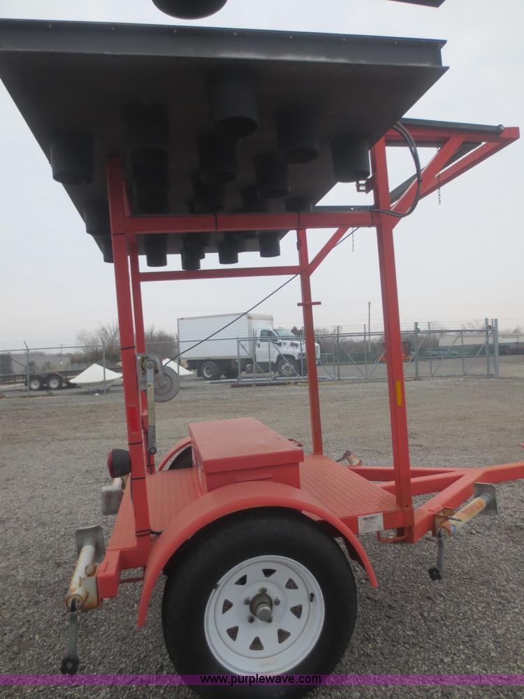 image for item F6802 2002 Ver-Mac ST-4825 arrow board sign trailer