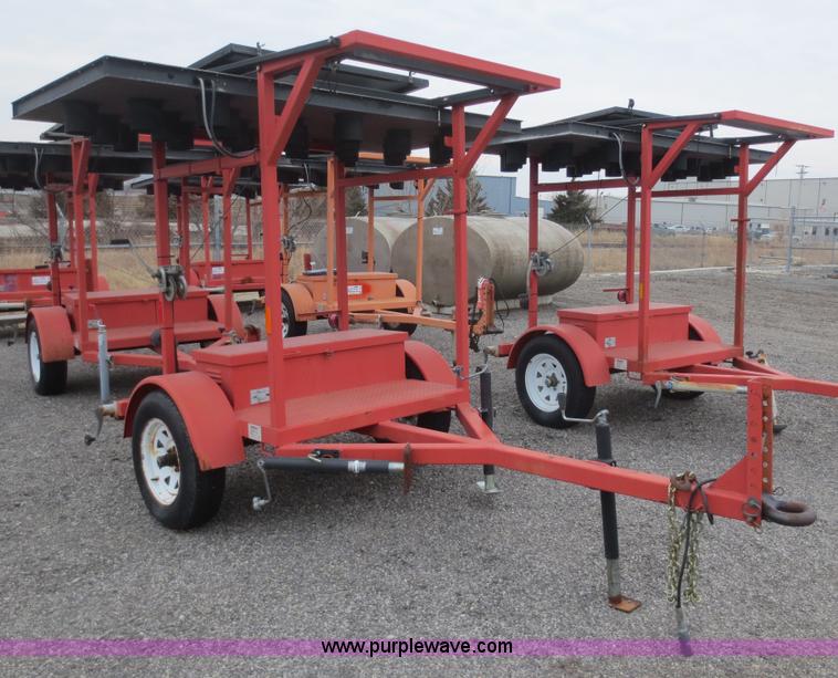 image for item F6807 2002 Ver-Mac ST-4825 arrow board sign trailer