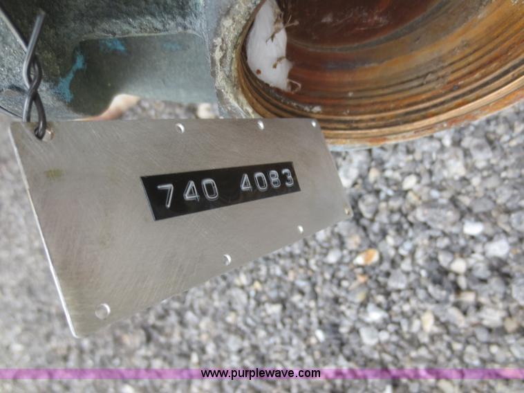 image for item F6814 1993 Hercules 1500 stainless steel water tank