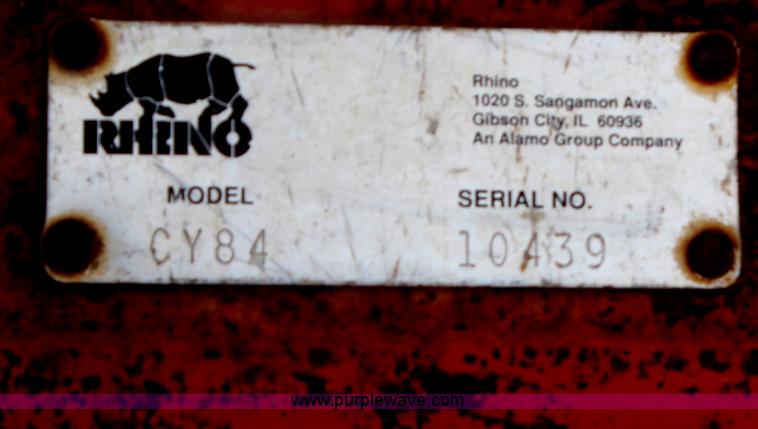 image for item H1472 2005 Rhino CY84 rotary mower