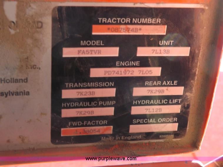 image for item I9100 1997 New Holland 7740SL MFWD tractor