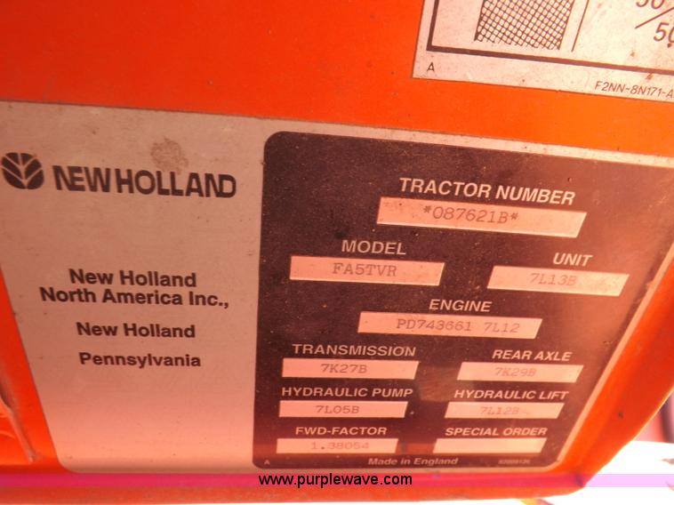 image for item I9101 1997 New Holland 7740SL MFWD tractor