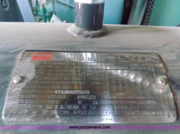 image for item I9114 2001 Champion HRA15-12 horizontal air compressor