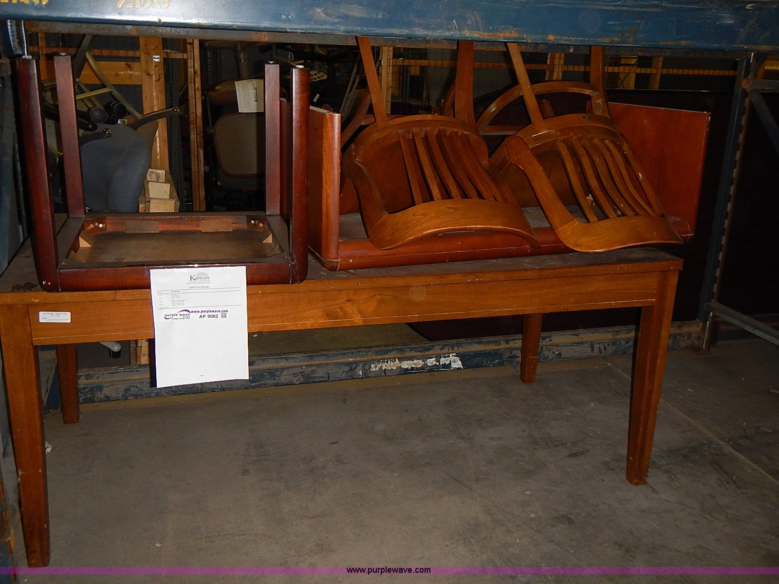 Assorted furniture in Topeka, KS Item AP9082 sold Purple Wave