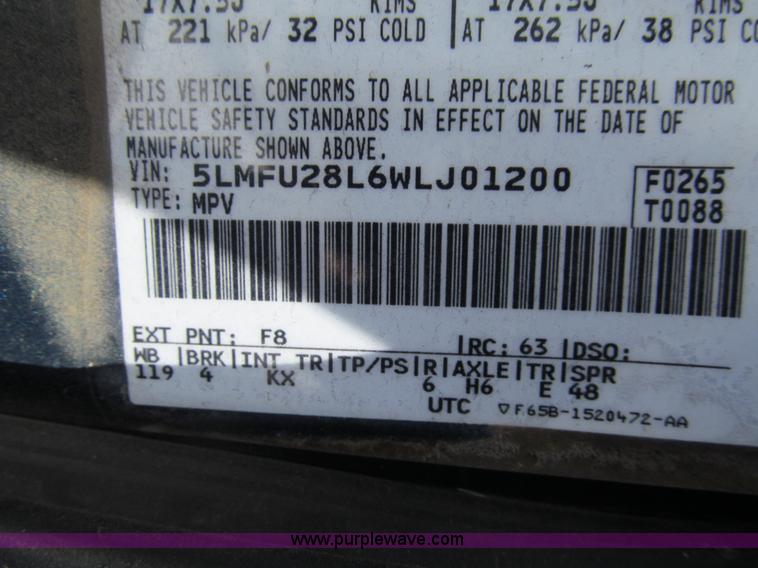 image for item G9543 1998 Lincoln Navigator SUV